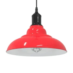 vidaXL Lampe suspendue réglable hauteur E27 Ø31cm métal