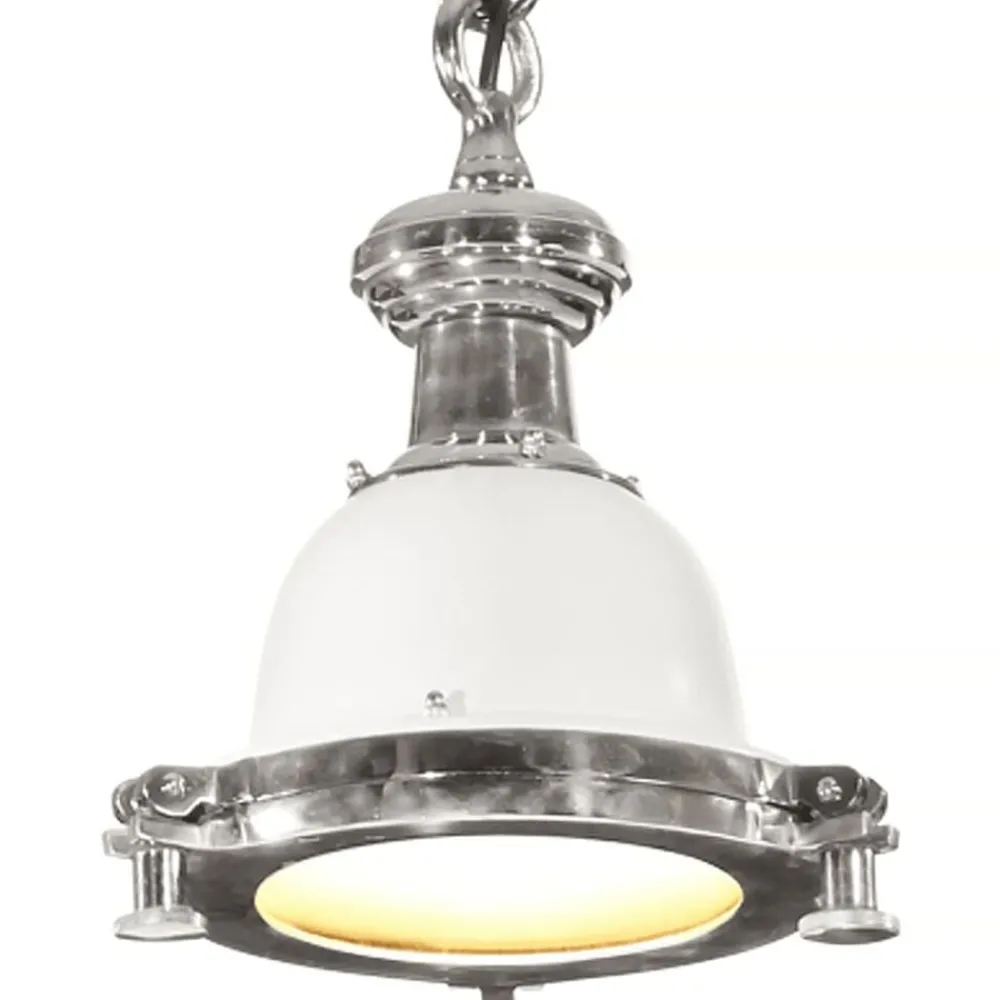 Luminaires-vidaXL Lampe suspendue 24x24x137 cm aluminium argenté et blanc