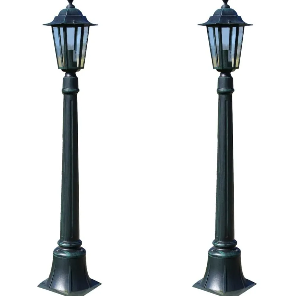 vidaXL Lampes de jardin 2 pcs 105 cm