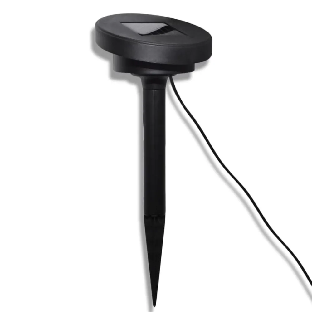 Luminaires-vidaXL Lampes de jardin LED solaires 3 pcs avec piquet de sol