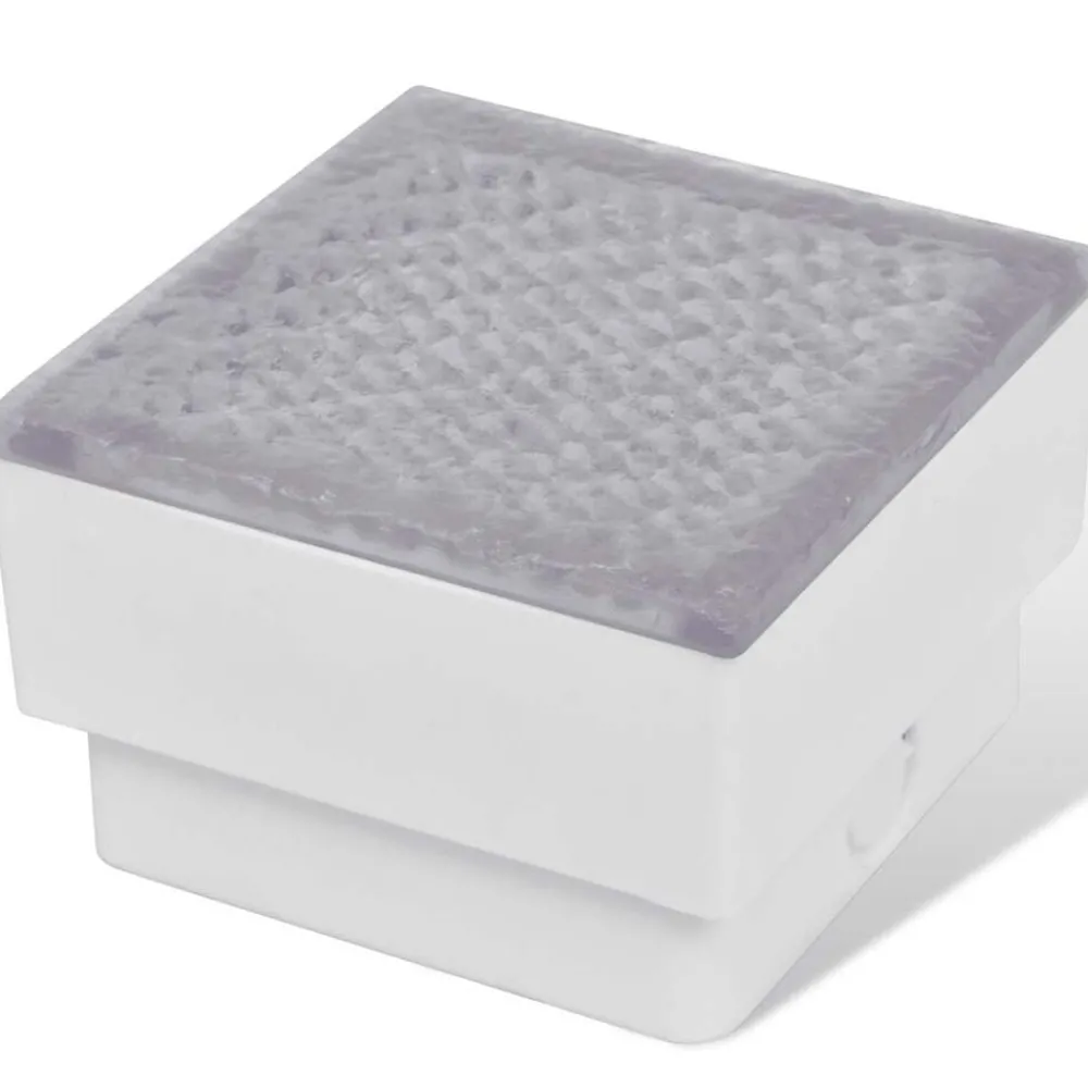 vidaXL Lampes enterrées à LED 2 pcs 100x100x68 mm