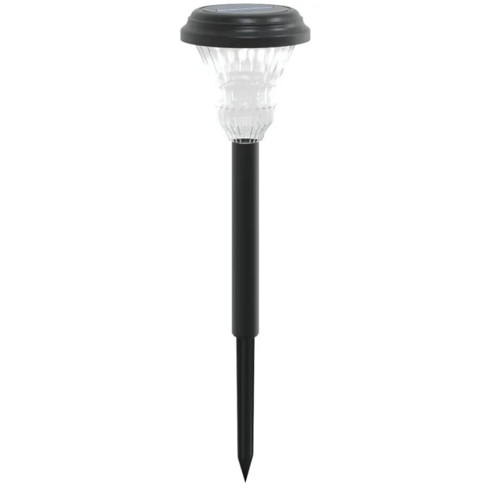 vidaXL Lampes solaires d'allées et piquets de sol 12 pcs