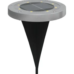 vidaXL Lampes solaires de sol et piquets de sol extérieur 4 pcs