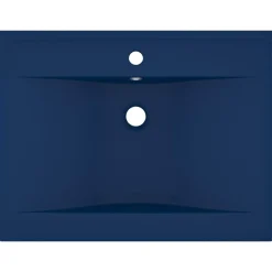 vidaXL Lavabo avec trou de robinet 60x46 cm Céramique