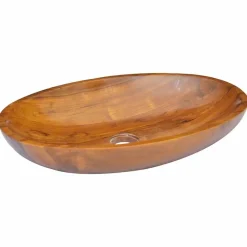 Plomberie-vidaXL Lavabo Bois de teck massif 60x40x10 cm