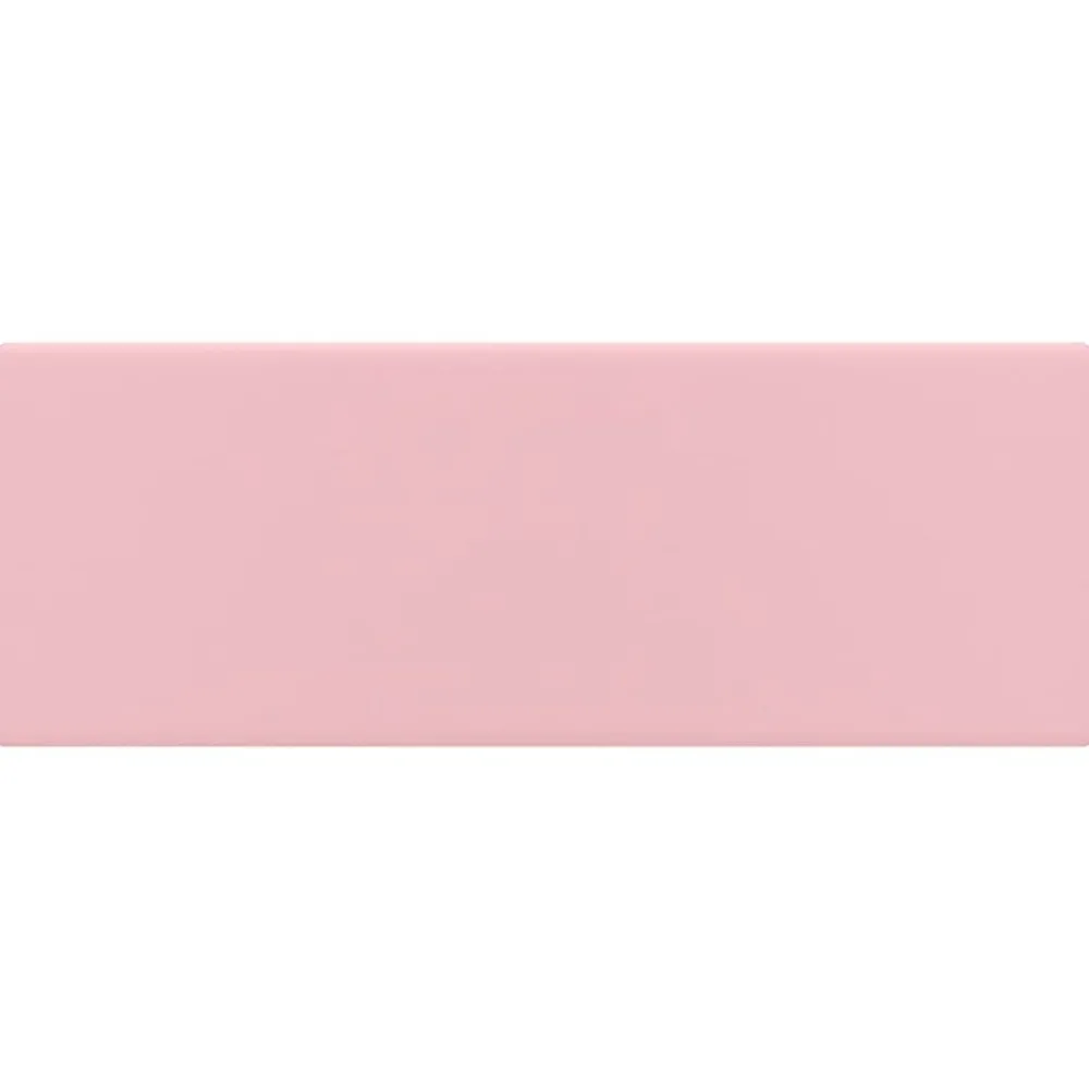 Plomberie-vidaXL Lavabo carré de luxe à trop-plein 41x41 cm Céramique rose mat