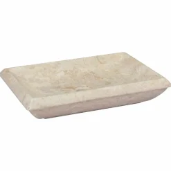 Plomberie-vidaXL Lavabo Crème 50x35x10 cm Marbre Cr&egrave;me