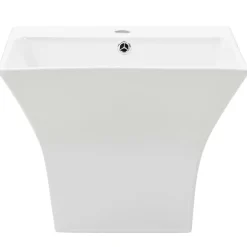 Plomberie-vidaXL Lavabo mural Céramique Blanc 500 x 450 x 410 mm