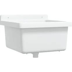 vidaXL Lavabo pour montage murale 40x40x24 cm résine
