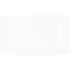 Plomberie-vidaXL Lavabo rectangulaire Céramique 71 x 39 cm Blanc