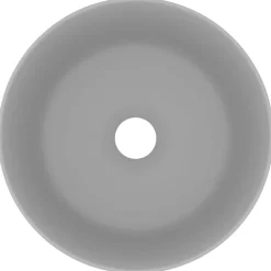 vidaXL Lavabo rond de luxe 40x15 cm Céramique