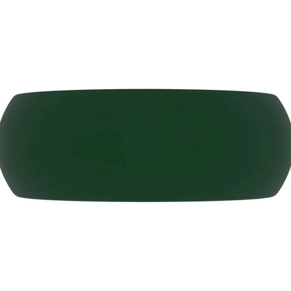 vidaXL Lavabo rond de luxe 40x15 cm Céramique