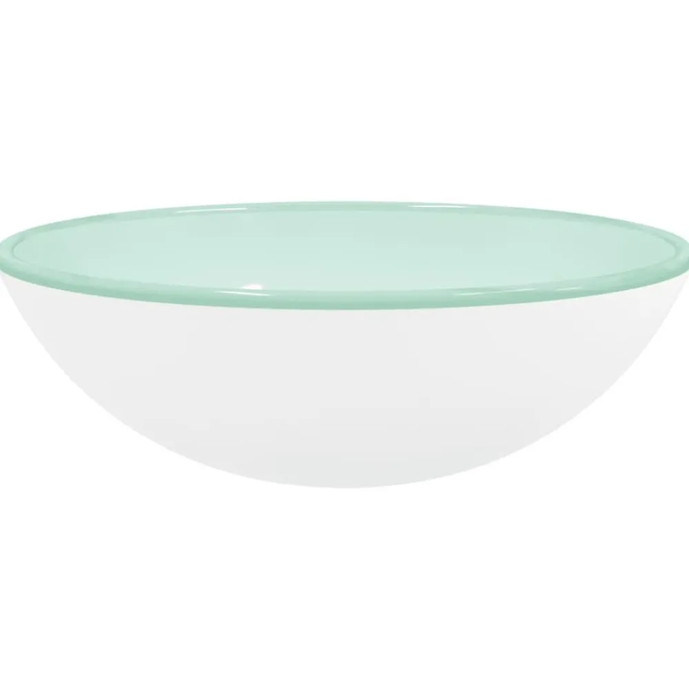 vidaXL Lavabo Verre trempé 42x14 cm