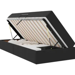 vidaXL Lit avec rangement et matelas 90 x 190 cm Velours