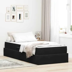 vidaXL Lit avec rangement et matelas 90 x 190 cm Velours