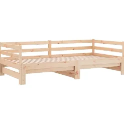 vidaXL Lit coulissant sans matelas 2x(90x200) cm