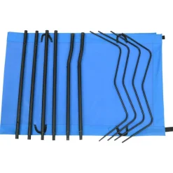 vidaXL Lit de camping 180x60x19 cm Tissu Oxford et acier