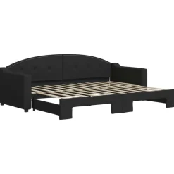 vidaXL Lit de jour avec gigogne sans matelas 80x200 cm