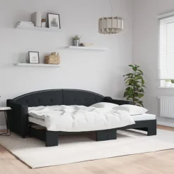 vidaXL Lit de jour avec gigogne sans matelas 80x200 cm