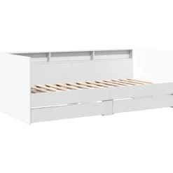 vidaXL Lit de jour avec tiroirs sans matelas 100x200 cm