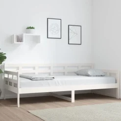 vidaXL Lit de jour sans matelas bois de pin massif 90x200 cm