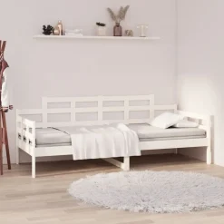 vidaXL Lit de jour sans matelas bois de pin massif 90x200 cm
