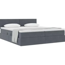vidaXL Lit de Rangement avec matelas 90 x 200 cm
