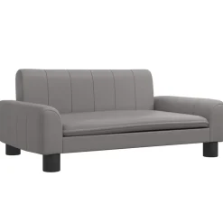 Articles Pour Animaux De Compagnie-vidaXL Lit pour chien 70x45x30 cm similicuir Gris