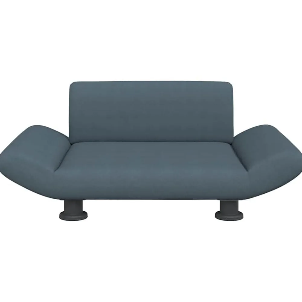 Articles Pour Animaux De Compagnie-vidaXL Lit pour chien 70x45x28 cm tissu Gris foncé