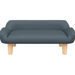 Articles Pour Animaux De Compagnie-vidaXL Lit pour chien 70x40x24 cm tissu Gris foncé