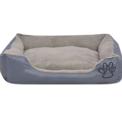 vidaXL Lit pour chiens avec coussin rembourré Taille S