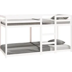 vidaXL Lit superposé sans matelas 90x200 cm bois de pin massif