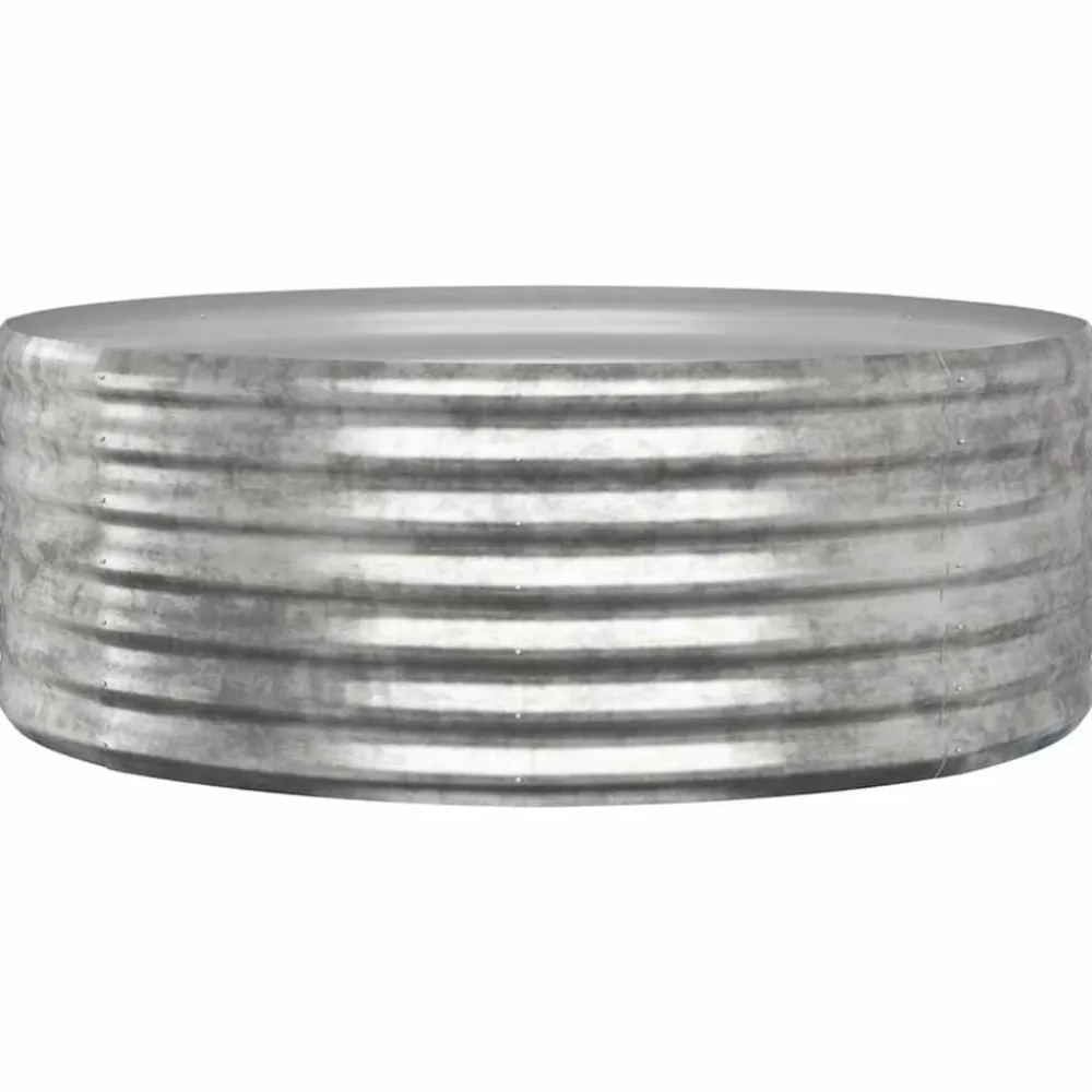 vidaXL Lit surélevé de jardin Acier galvanisé é