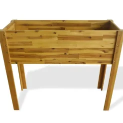 vidaXL Lit surélevé de jardin Bois massif d'acacia