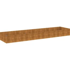 Pelouses & Jardins-vidaXL Lit surélevé de jardin 387x100x36 cm acier corten