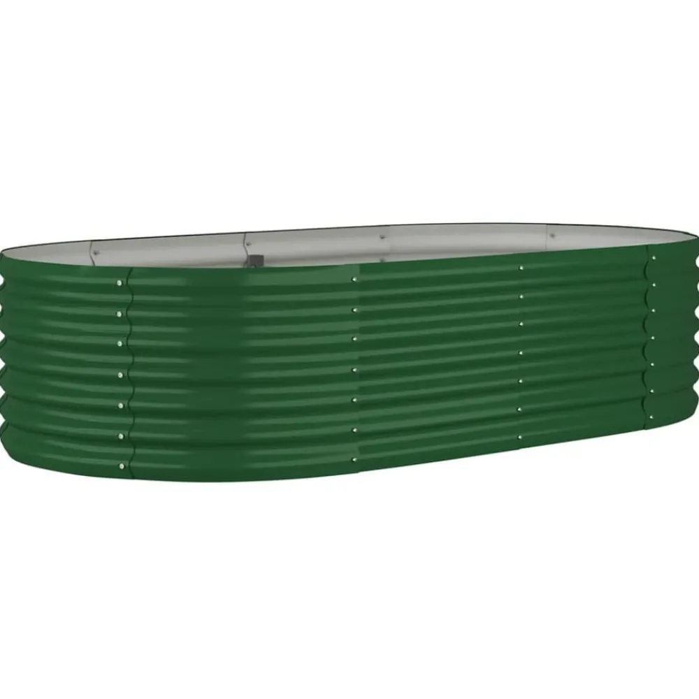 vidaXL Lit surélevé de jardin Acier galvanisé 152x80x36 cm