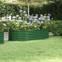 vidaXL Lit surélevé de jardin Acier galvanisé 152x80x36 cm