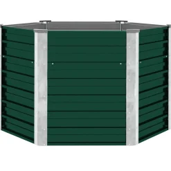 vidaXL Lit surélevé de jardin Acier galvanisé 129x129x77 cm