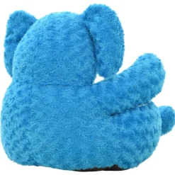 vidaXL éléphant en peluche Bleu
