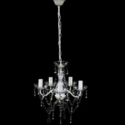Luminaires-vidaXL Lustre 5 ampoules Transparent