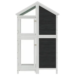 vidaXL Maison à oiseaux 97x81x152 cm bois massif de pin