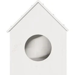Articles Pour Animaux De Compagnie-vidaXL Maison pour chat 41x50x50 cm bois de pin massif Blanc