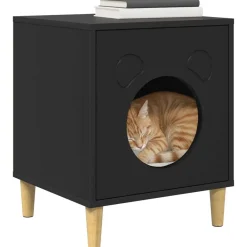vidaXL Maison pour chat 42,5 x 40 x 53 cm Bois d'ingénierie