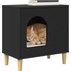 vidaXL Maison pour chat 51 x 30 x 52 cm Bois d'ingénierie