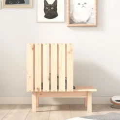 vidaXL Maison pour chat 60x36x60 cm Bois de pin massif