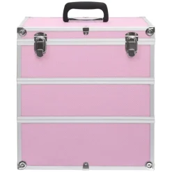 vidaXL Mallette à maquillage 37x24x40 cm Aluminium