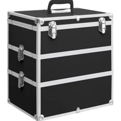vidaXL Mallette à maquillage 37x24x40 cm Aluminium