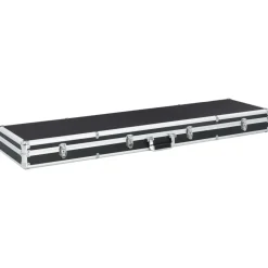 Pour Adultes-vidaXL Mallette pour arme à feu 134 x 35 x 12 cm Aluminium Noir