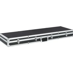 Pour Adultes-vidaXL Mallette pour arme à feu 118 x 38 x 12 cm Aluminium Noir