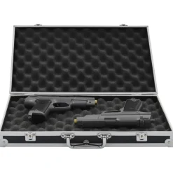 vidaXL Mallette pour arme à feu Aluminium ABS